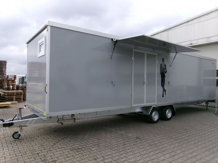 Mobile trailer 140 - toilets, urinals and washrooms